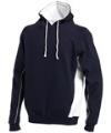 LV335 Pull Over Hoodie Navy / White colour image